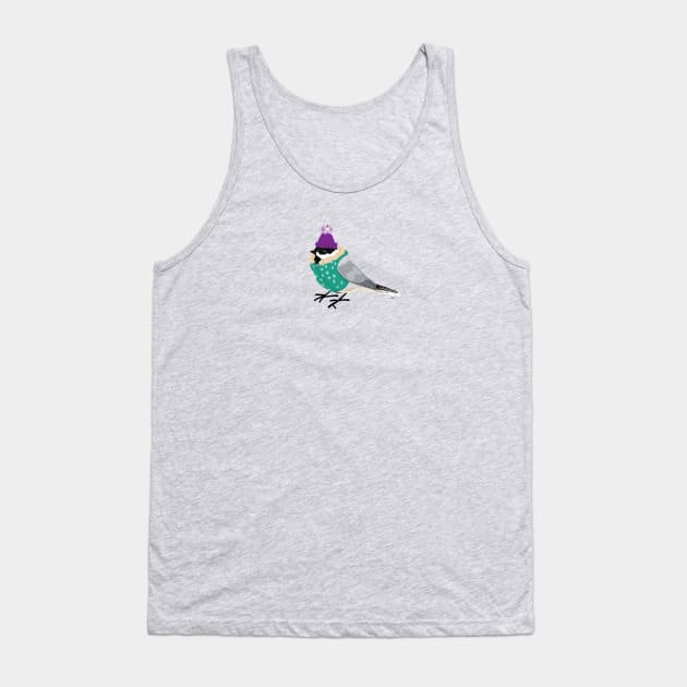 Chic Chickadee Tank Top by EmilyLaurelHarris